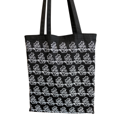 Kedi Çizgili Bez Çanta