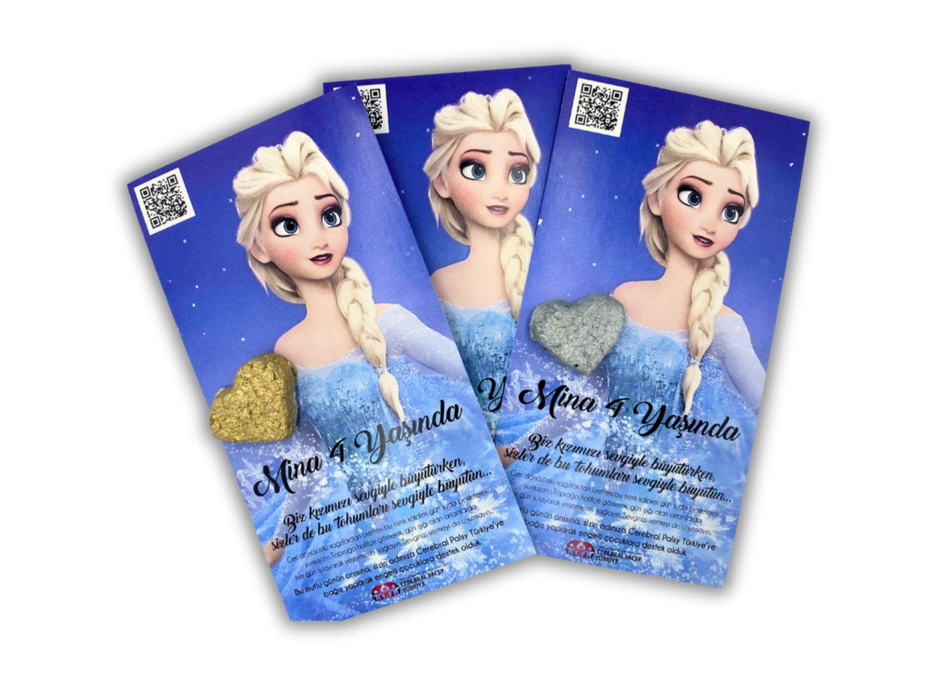 Karlar Ülkesi Doğum Günü Tohum Kartı