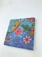 Taş Bardak Altlığı Kelebek