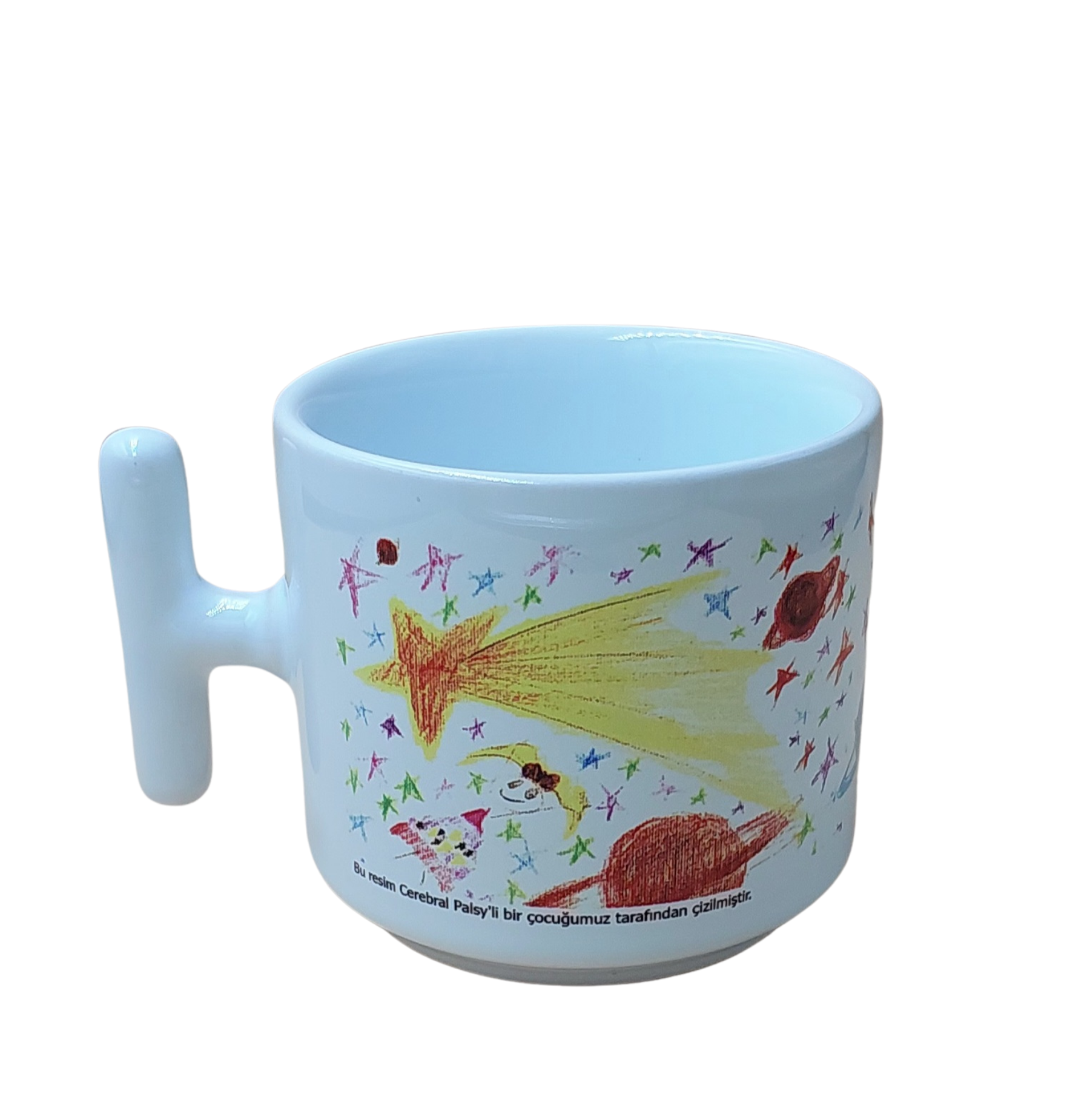 Çocuk Çizimli Özel Tasarım Kupa – Samanyolu