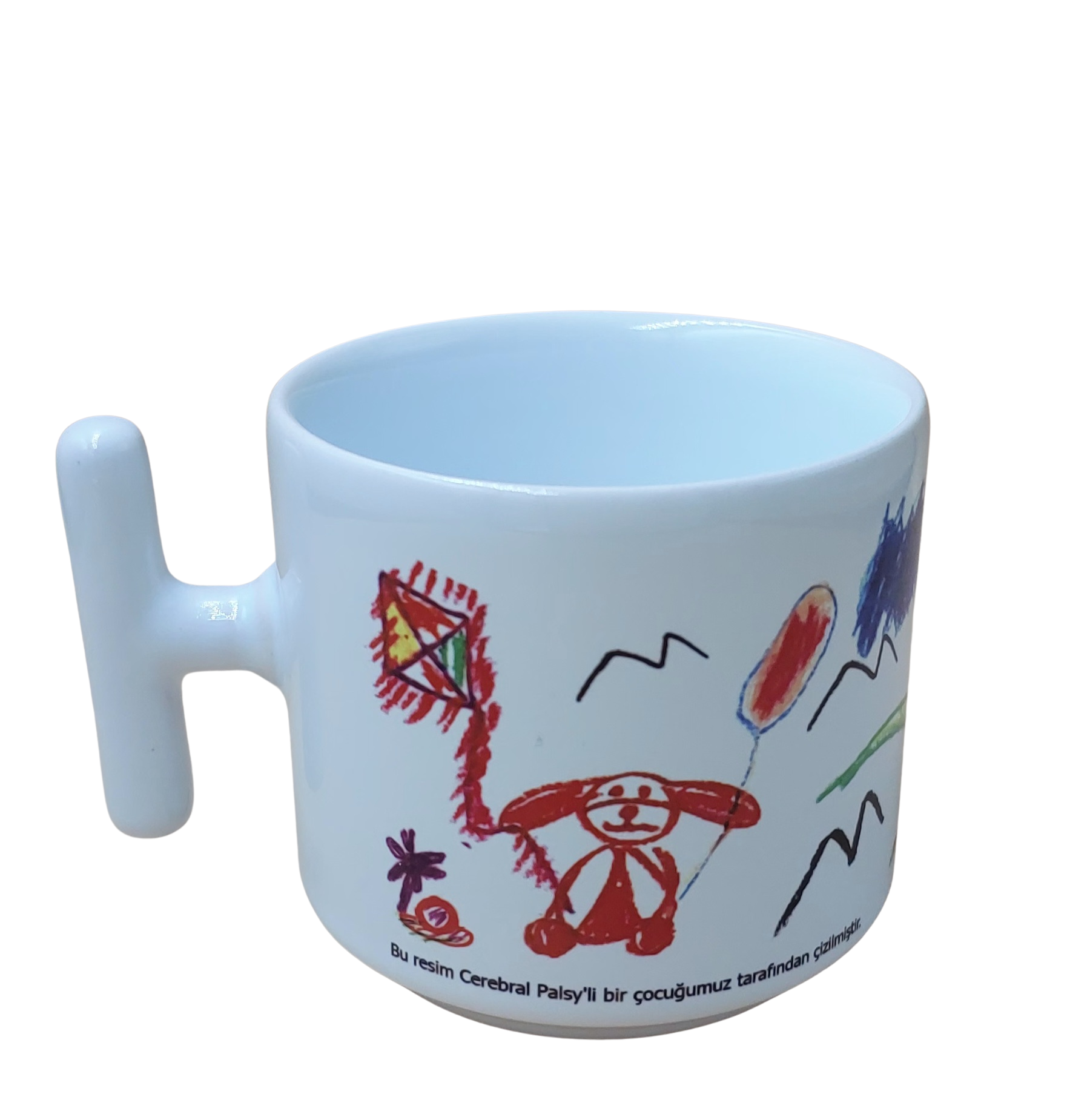 Çocuk Çizimli Özel Tasarım Kupa – Uçurtma