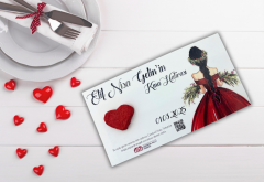 Kına Hatırası Tohum Kartı