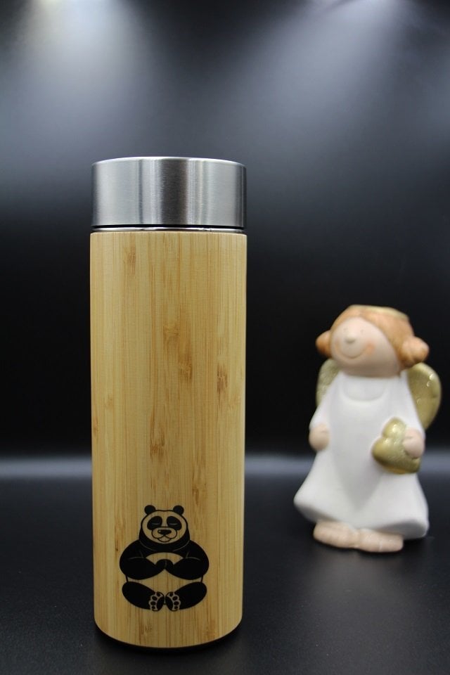 Panda - Bamboo Termos Mug