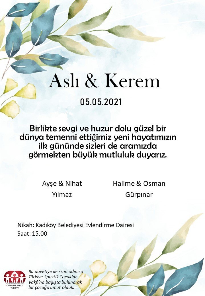 Online Nikah Davetiyesi 2