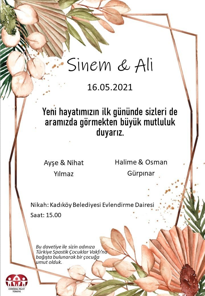 Online Nikah Davetiyesi 1