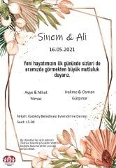 Online Nikah Davetiyesi 1