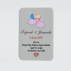 Doğum Günü Plastik Magnet 1
