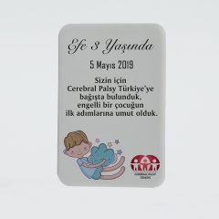 Doğum Günü Plastik Magnet 3