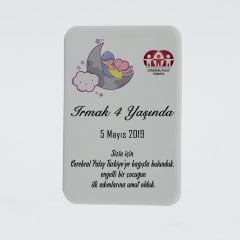 Doğum Günü Plastik Magnet 4