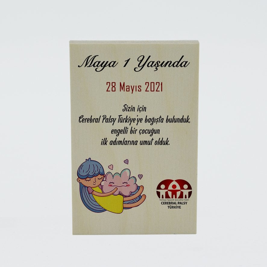 Doğum Günü Ahşap Magnet 1