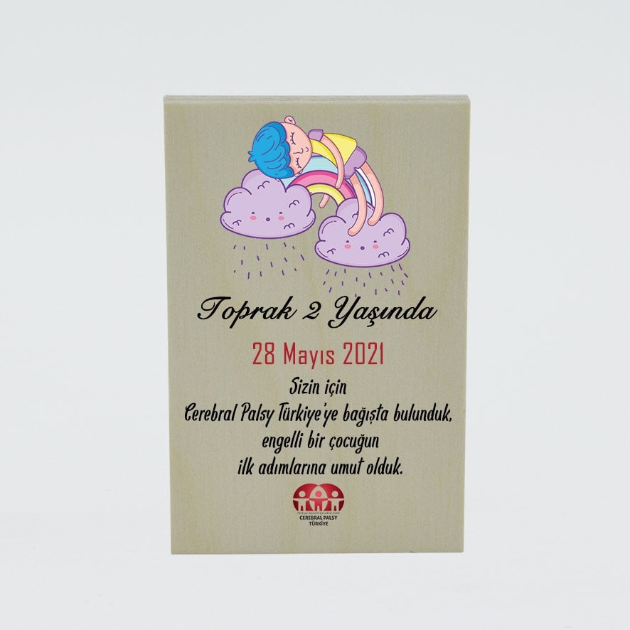 Doğum Günü Ahşap Magnet 2
