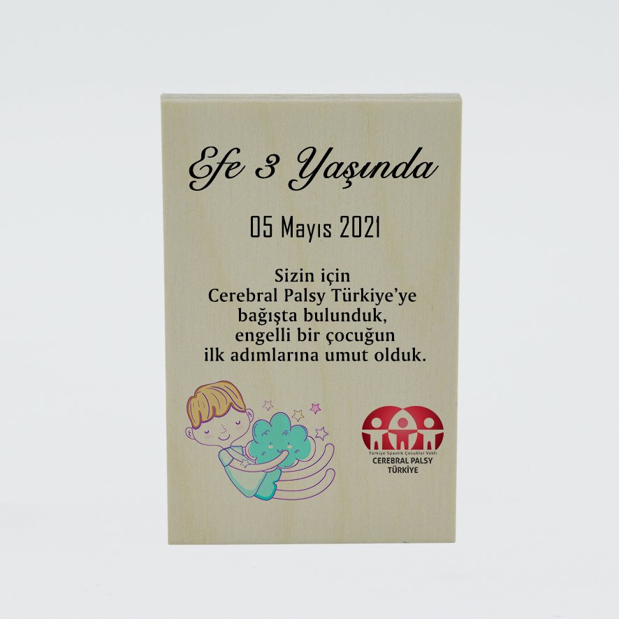 Doğum Günü Ahşap Magnet 3
