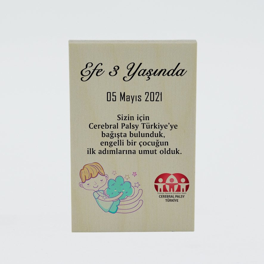 Doğum Günü Ahşap Magnet 3