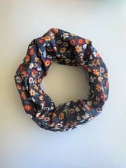 Siyah Çiçekli Buff