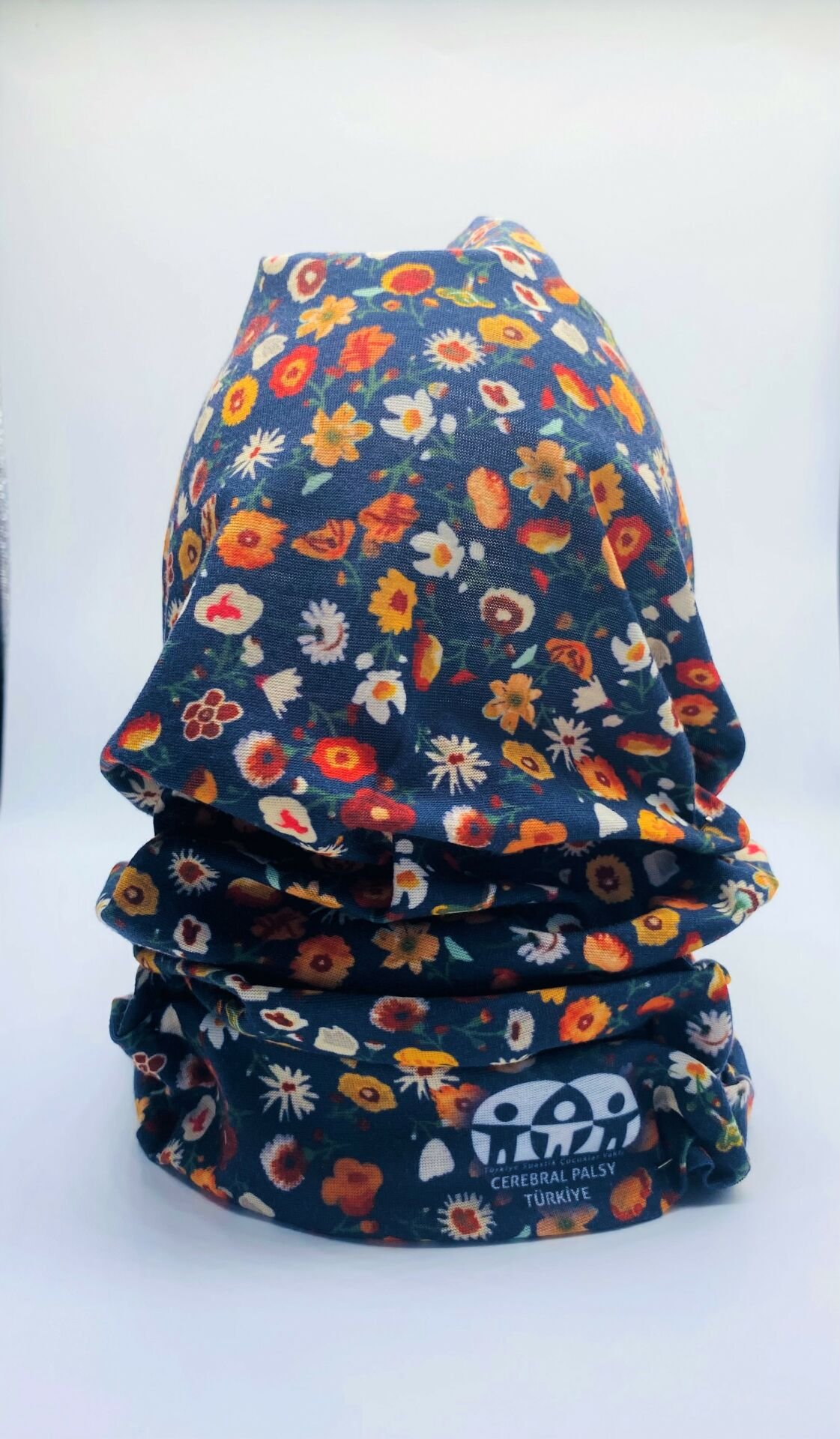 Siyah Çiçekli Buff