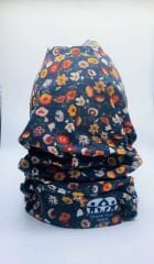 Siyah Çiçekli Buff