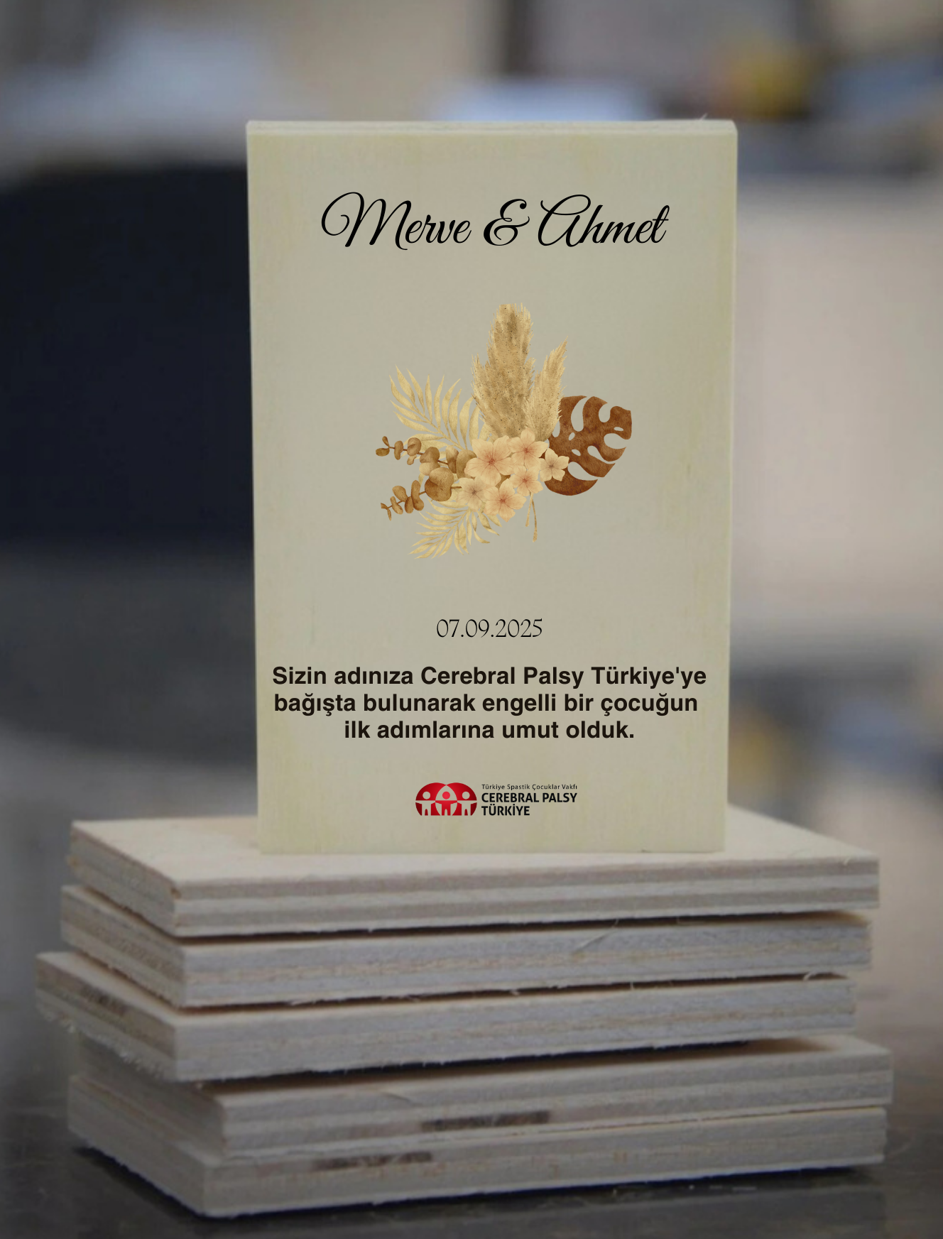 Ahşap Magnet 10