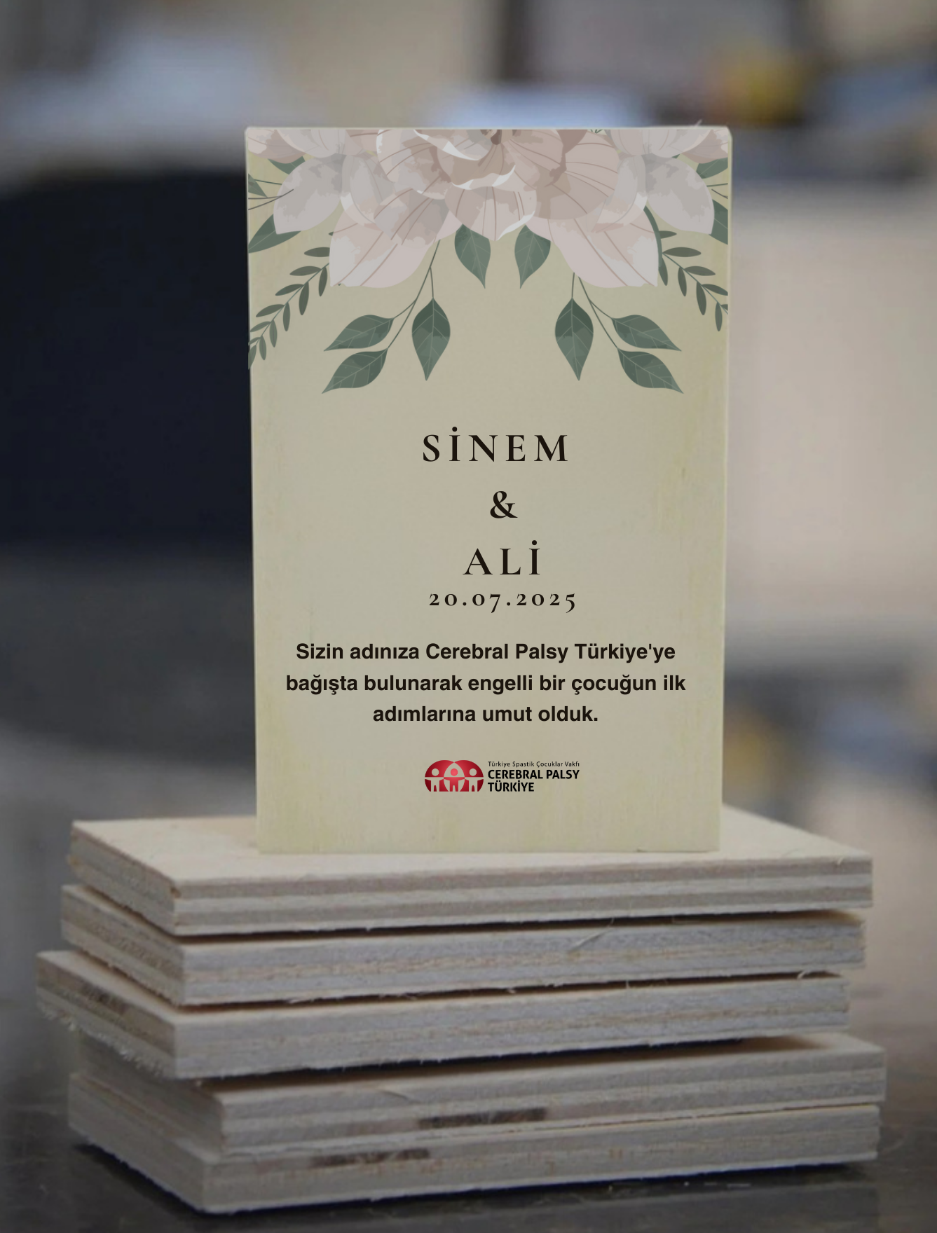 Ahşap Magnet 11