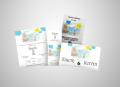 Çocuk Çizimli Set