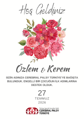 Nikah Davetli Karşılama Panosu - Çiçek Buketi