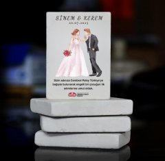 Taş Nikah Magneti - Düğün Günü