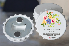 Açacak Nikah Magneti - Orman Çiçekleri