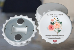 Açacak Nikah Magneti - Turuncu Güller